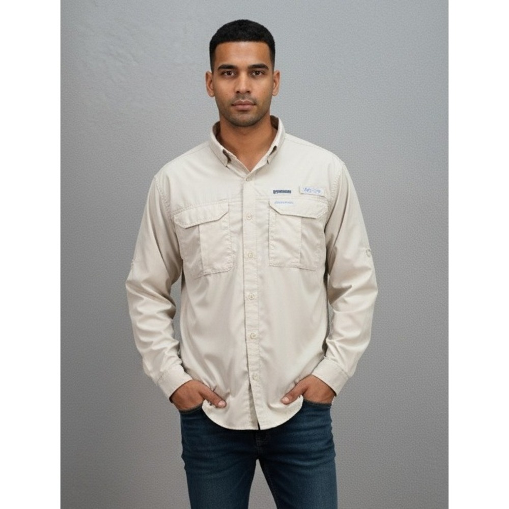 Realtree Fishing Guide Shirt‎ Long Sleeve Button Down Men's 2XL Dadcore Outdoor